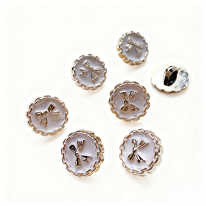 Perles de dentelle en plastique ABS en gros d'usine, motif goutte d'huile, avec pieds réglables et boutonnés, polyvalentes et élégantes - Product Image 4