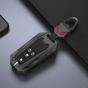 Silicone+Zinc Alloy Car <b>Key</b> Case for TOYOTA Sienna 2021 2022 Hybrid Vehicles Alphard PREVIA Voxy Remote 5 6 Buttons Keychain - Product Image 6