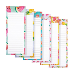 Pizarra magnética, adhesivo para refrigerador, adhesivo removible para refrigerador, lindo tablero de notas con diseño de frutas, bloc de notas magnético - Product Image 2
