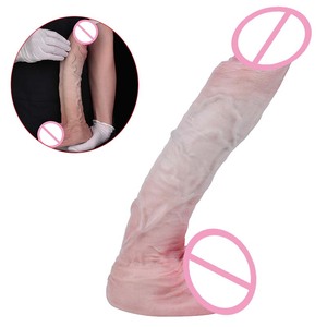Stimulateur réaliste du point G, en silicone doux et sûr, godemiché à double ventouse, jouet pour adultes de grande taille pour usage avancé - Product Image 1