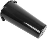 Seau en plastique noir pour le lavage des cheveux Récipient d'eau Baquet de shampooing pour salon à usage domestique