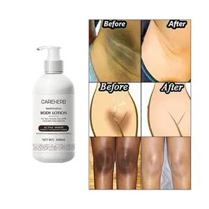Venta al por mayor AHA retinol vitamina C crema hidratante para blanquear la piel instantánea de las mujeres loción corporal axila crema blanqueadora para axilas