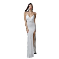 Robe de soirée pour femmes, robe de soirée noire et blanche, robe de soirée