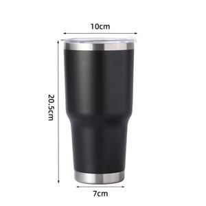 30oz Stainless Steel Classic Car <b>Cup</b> Outdoor <b>Large</b> Capacity Cold Insulation Eco-Friendly Business Gift American Spray Painted - Product Image 5