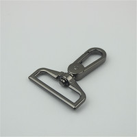 25/32 / 38mm tali sabuk tas logam gesper Carabiner kait jepret gesper kerah anjing gesper DIY aksesori Kerajinan Kulit