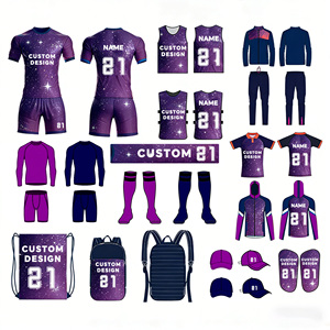 أطقم قمصان كرة القدم المطبوعة بالتسامي للرجال، ملابس تدريب كرة القدم، قمصان رياضية مخصصة لكرة القدم، ملابس رياضية لكرة القدم - Product Image 1