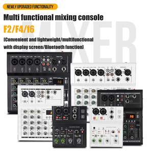 Console de mixage professionnelle compacte 6 canaux avec réverbération, idéale pour le karaoké, les spectacles sur scène et les réunions - Product Image 4