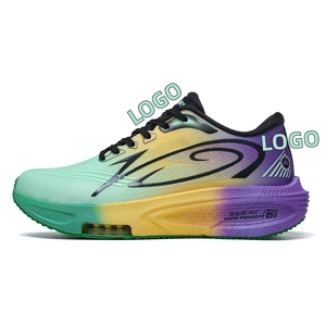 Baskets pour hommes à la mode personnalisées en usine chaussures de course à lacets à semelle épaisse et à coussin d'<span class=keywords><strong>air</strong></span> pour hommes - Product Image 1