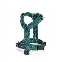 Harnais pour chien en forme de Y, motif de Noël, harnais de luxe pour animaux de compagnie, laisse et collier robustes, ensemble de harnais anti-traction personnalisé pour chien
