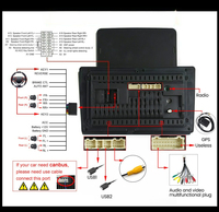 Radio de Coche Android de 9.7 Pulgadas con GPS y Navegación para Hyundai I30 2007-2012, CarPlay Inalámbrico, USB, Tarjeta TF, Audio Estéreo para Auto