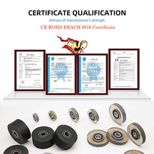 OD46-178 MM Heavy Duty Nylon Garagentor <span class=keywords><strong>Roller</strong></span> Wheel <span class=keywords><strong>Ball</strong></span> versiegelt mit Stiel drehen moderne Design Ersatz rolle - Product Image 4