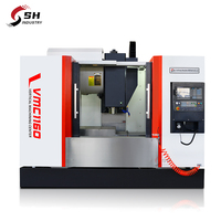 Centro de Mecanizado Vertical SHENGHUAN de Taiwán VMC1160 de Alta Precisión, 4 Ejes, Control CNC GSK, Husillo BT40, Husillo Único, Lineal Hiwin