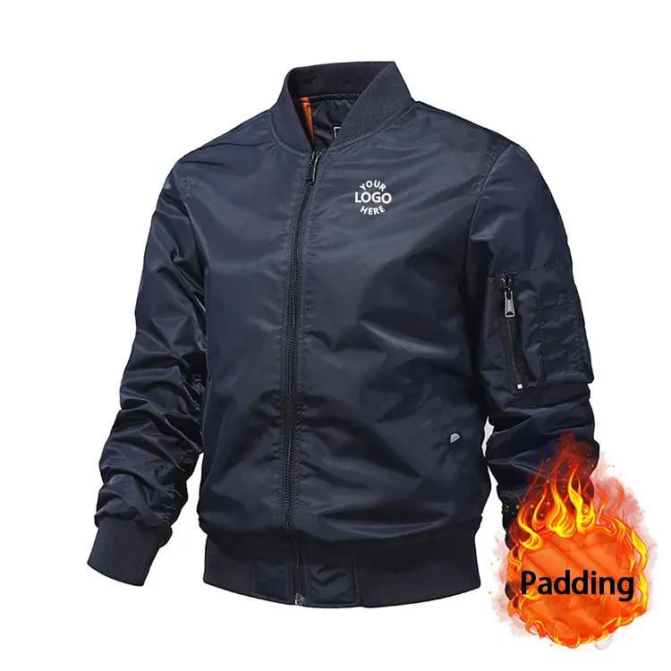 2022 Custom Winter Utility Windjack Fabrikant Outdoor Kleding Warme Padding Bomber Jacket Voor Mannen