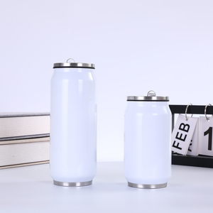 Gobelet à eau en acier inoxydable pas cher 350ml 500ml réutilisable en forme de canette, qualité alimentaire, pour café et boissons, articles pour événements, personnalisation - Product Image 2