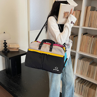 Sac de sport léger et de haute qualité avec séparation sec-humide et compartiment à chaussures, sac de voyage portable pour week-end, sac de sport tendance
