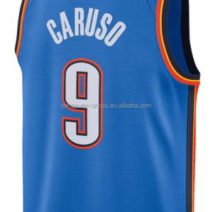 Jersey de Baloncesto Nacional Azul de Alex <span class=keywords><strong>Caruso</strong></span>, Listo para Enviar, de la Mejor Calidad - Product Image 1