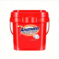 Poudre à lessiver naturelle écologique Ansmann Oxygen Enzyme, seau de 5 kg, puissant détachant, détergent en vrac longue durée