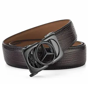 hot selling luxury Men Belt Leather Strap Belts For Men wholesale colourful western leather belt