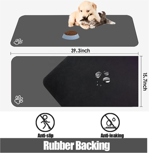 Gran oferta, alfombrilla grande de alta absorción de secado rápido, alfombrilla antideslizante CC para bebedores desordenados - Product Image 2