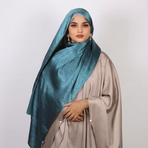 Custom Satin Plain Hijab Scarf Fashion <b>Head</b> <b>Wrap</b> Shawl <b>Silk</b> Feel Fabric OEM ODM Textile Manufacturer - Product Image 1