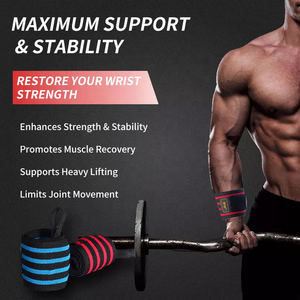 Involucri del polso Palestra Supporto per Il Polso Brace Wristband Su Ordinazione Elastico Su Misura Logo Sacchetto Del Opp Unisex Neoprene Vita Quotidiana - Product Image 3