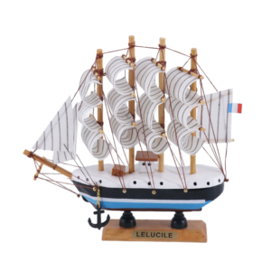 Souvenirs de bureau personnalisés de 16cm modèle de <span class=keywords><strong>bateau</strong></span> décoré de perles noires <span class=keywords><strong>bateau</strong></span> Santa Maria Vespucci modèle de décoration de <span class=keywords><strong>bateau</strong></span> en bois - Product Image 3
