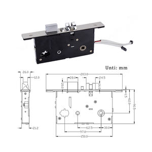 Hoge Populariteit Zinklegering Toegangscontrolesysteem Met Nabijheid Kaart Gescheiden Hotel Deurslot Voor Houten Deur - Product Image 5