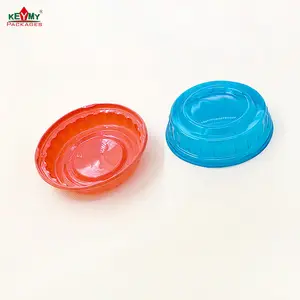 customize plastic blister lid / cover for cans in any color, PP / PET / PVC lid in any color, from Shenzhen factory