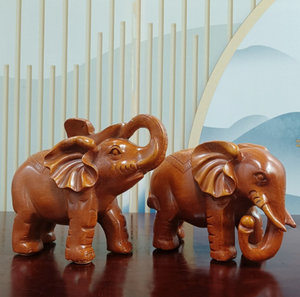 Elefante decoración sala de estar objeto par de vestíbulo vino gabinete decoración apertura inauguración auspiciosa artesanía de resina - Product Image 5