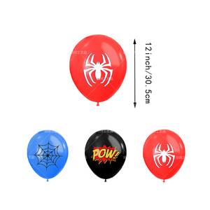 <span class=keywords><strong>D</strong></span>écorations de fête <span class=keywords><strong>d</strong></span>'<span class=keywords><strong>anniversaire</strong></span> sur le thème du héros araignée, bannière, toile de fond, <span class=keywords><strong>d</strong></span>écoration de gâteau, ensemble de ballons en latex pour les enfants, fête de célébration - Product Image 3