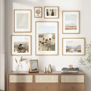 Yukmin hình ảnh khung USA-sourced gỗ sồi khung góc thủ công mờ - Product Image 4