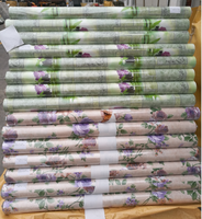 Nappe en PVC Offre Spéciale en rouleau nappe en PVC en plastique avec dos en non-tissé couverture de table en PVC nappes lavables nappe en tissu