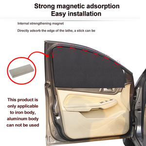 Confezione da <span class=keywords><strong>2</strong></span> parasole universale anti-uv accessori interni magnetici per auto-protezione estiva parasole anteriore per finestrini laterali - Product Image 5