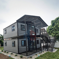 RUIISTEEL Maison et habitation pliables à deux étages de 20 pieds avec intérieur moderne