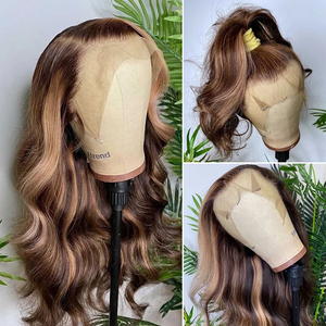 Parrucche Ombre Biondo Miele in Capelli Umani 1b/27 Body Wave 13x4 13x6 HD Lace Frontal Wig 100% Capelli Vergini Non Trattati per Boutique - Product Image 6