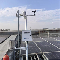 Capteur de précision élevée pour la pluie, la température, l'humidité, la vitesse et la direction du vent, la radiation solaire, enregistreur IoT avec sortie RS485, station météo à distance