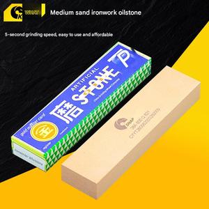 Afilador de cuchillos de cocina profesional piedra de <span class=keywords><strong>afilar</strong></span> de corindón blanco de doble cara 25mm óxido de aluminio abrasivo medio 100mm rectángulo - Product Image 3