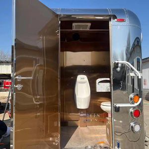 バスルームトレーラー高级ポータブルトイレトレーラートイレトレーラーステンレス钢モダンデザイン2屋台屋外イベント - Product Image 3