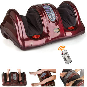 Masajeador de pies completo de compresión de aire Shiatsu Ems, máquina masajeadora de piernas, vibración eléctrica, rodillo japonés, vibración Shiatsu - Product Image 4