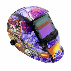 Casque de soudage à obscurcissement automatique Linyi, écran facial de protection à vue complète avec motif flamme, compatible OEM - Product Image 3