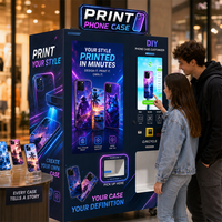 Distributeur automatique de coques de téléphone à motifs, machine d'impression de coques de téléphone à double écran pour aéroport