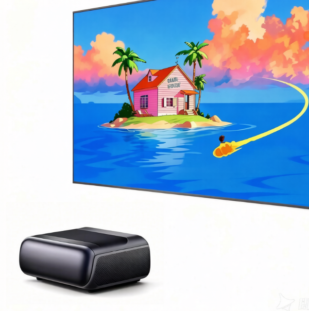 O3 Pro Laser Projector 4K UHD, Hi-Fi Dolby Audio, Auto Screen Alignment, Ideal for Living Room Home Cinema Viewing