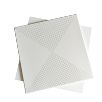 Plaques de plafond décoratives 60 x 60 en aluminium thermolaqué pour hôpitaux - Plafonds perforés résistants à l'humidité et à la chaleur