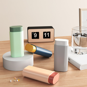 Logo personalizzato ogni giorno tre compartimenti pillola Organizer scatola medicina <span class=keywords><strong>contenitore</strong></span> vitaminico <span class=keywords><strong>per</strong></span> esterno - Product Image 4