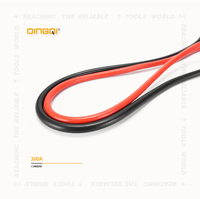 Cables de Arranque para Batería de Coche de 300A/500A, 2.5M, Núcleo de Cobre Puro, Aislamiento de PVC-25, Abrazaderas, Cables de Rescate de Arranque de Emergencia