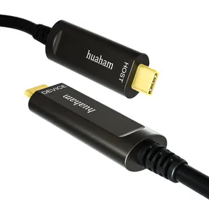 Cabo usb para usb 3.1 macho aoc, fibra óptica, 10gbps, para vr, xbox, câmera vedio 10m