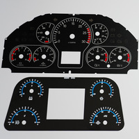 Touchgoal TG Factory Price 2D Speedometer Silk Screen Printing Dial Dashboard Overlay Instrument Panel Cars Keypads Keyboards