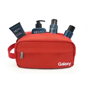 Trousse <span class=keywords><strong>de</strong></span> Toilette Homme Tendance en PU Imperméable avec Poignée Suspendue, <span class=keywords><strong>Organisateur</strong></span> <span class=keywords><strong>de</strong></span> <span class=keywords><strong>Voyage</strong></span> Personnalisé avec Fermeture Éclair et Lettre - Product Image 1