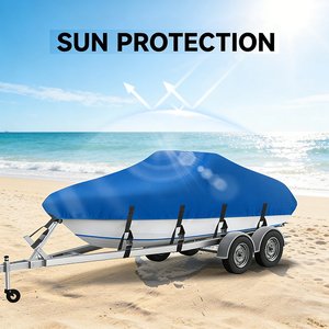 Housse de bateau en tissu Oxford 600D de qualité supérieure, protection contre toutes les intempéries, housse de bateau <span class=keywords><strong>marine</strong></span> - Product Image 4