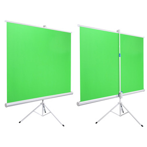 Écran vert Portable 100 pouces avec trépied, arrière-plan Chromakey pour diffusion en direct de jeux vidéo - Product Image 3